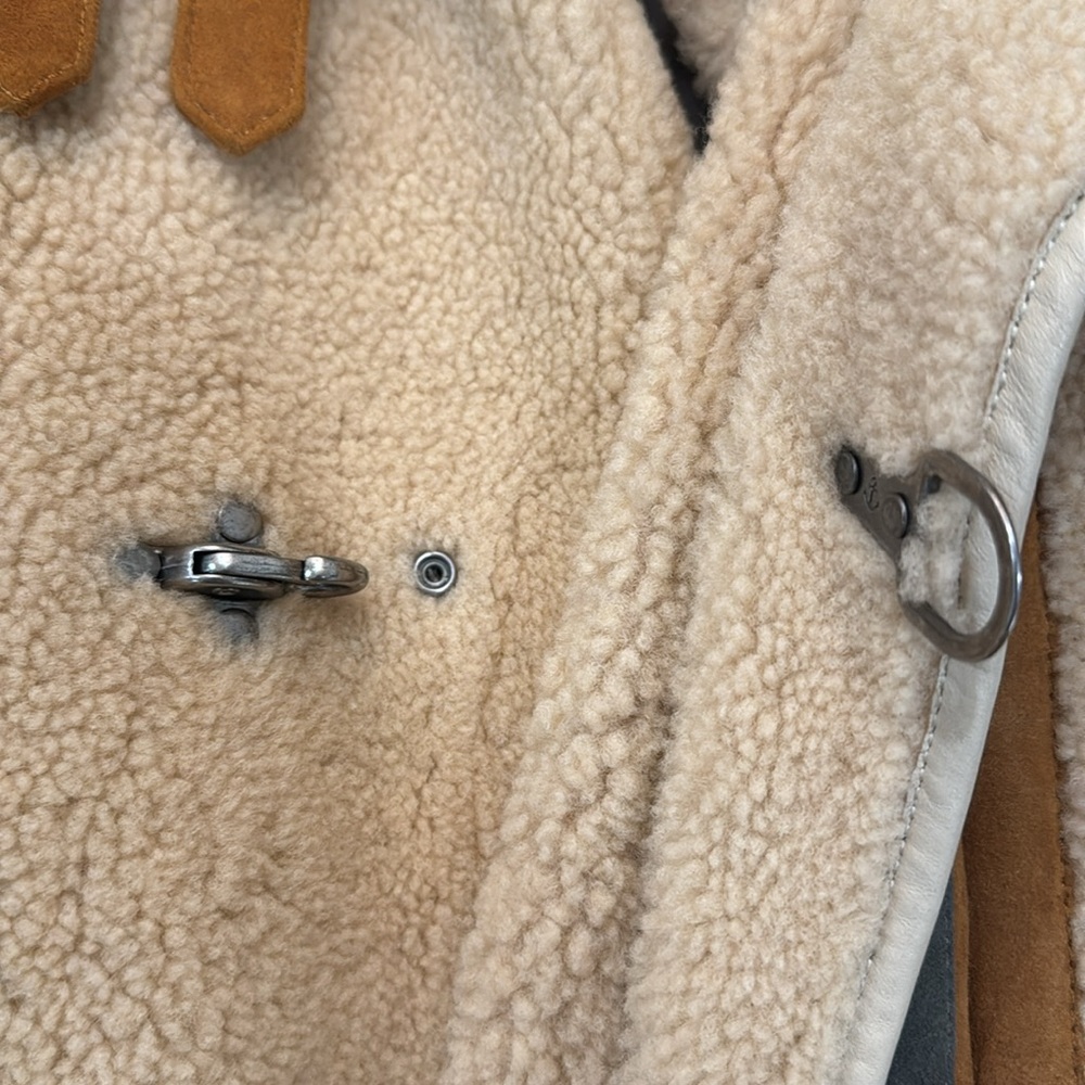 Shearling and Suede Scotch & Soda Coat Size Medium - Picture 4 of 6